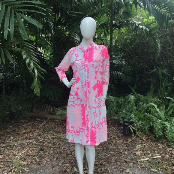 Vintage Edwardo nylon pucci pattern Dress - Picture 2 of 7